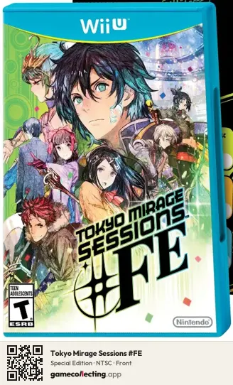 Tokyo Mirage Sessions #FE Nintendo Wii U, NTSC box front