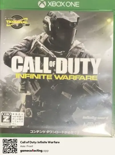 Call of Duty: Infinite Warfare Xbox One, Asia box front