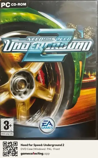 Need for Speed: Underground 2 Computer, PAL box front