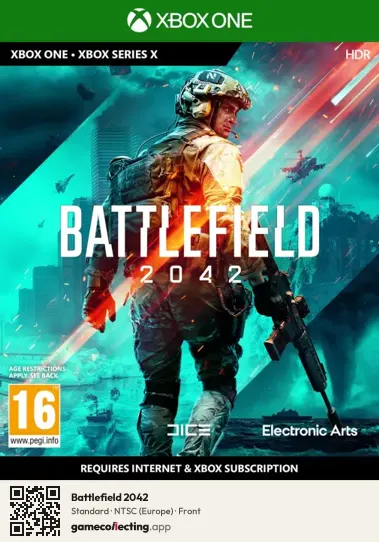 Battlefield 2042 Xbox One, Europe box front