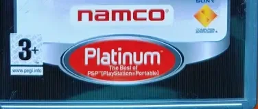 Ridge Racer 2, the PEGI square on its front