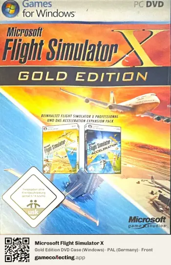 Microsoft Flight Simulator X Computer, Germany box front