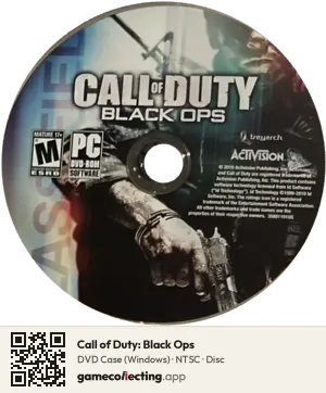 Call of Duty: Black Ops Computer, NTSC disc