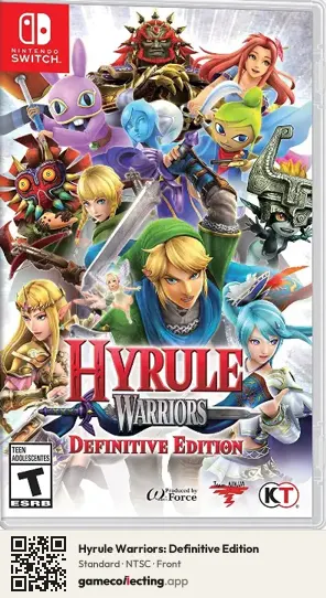 Hyrule Warriors: Definitive Edition Nintendo Switch, NTSC box front
