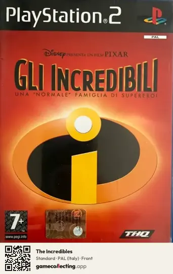 The Incredibles PlayStation 2, Italy box front