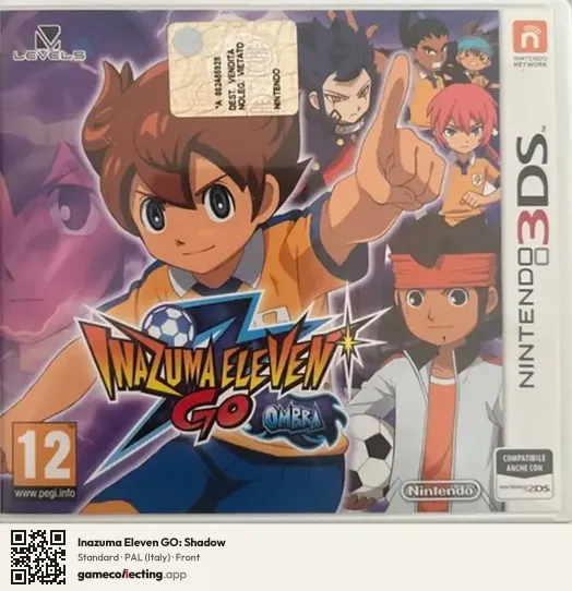 Inazuma Eleven GO: Shadow Nintendo 3DS, Italy box front