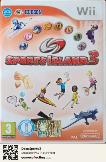 Deca Sports 3 Nintendo Wii, Italy box front
