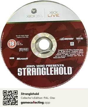 Stranglehold Xbox 360, PAL disc