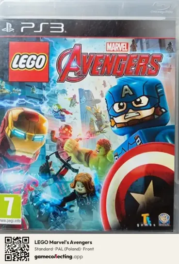 LEGO Marvel's Avengers PlayStation 3, Poland box front