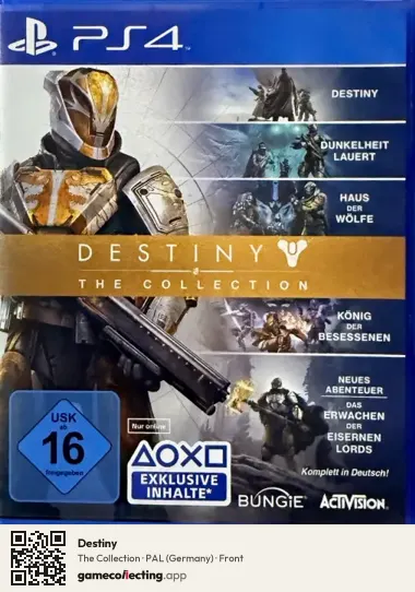 Destiny PlayStation 4, Germany box front