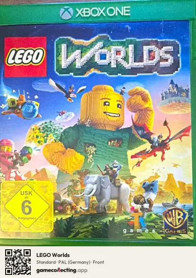 LEGO Worlds Xbox One, Germany box front