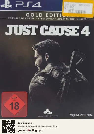 Just Cause 4 PlayStation 4, Germany box front