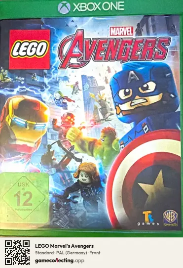 LEGO Marvel's Avengers Xbox One, Germany box front