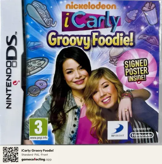 iCarly: Groovy Foodie! Nintendo DS, PAL box front