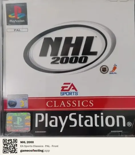 NHL 2000 PlayStation, PAL box front