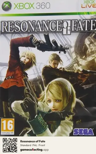 Resonance of Fate Xbox 360, PAL box front