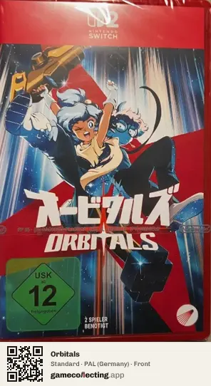 Orbitals Nintendo Switch 2, Germany box front