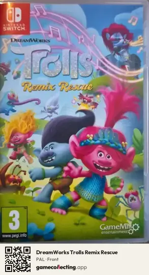 DreamWorks Trolls Remix Rescue Nintendo Switch, PAL box front