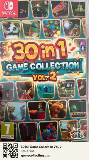30 in 1 Game Collection Vol. 2 Nintendo Switch, PAL box front