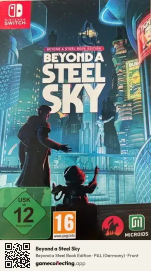 Beyond a Steel Sky Nintendo Switch, Germany box front