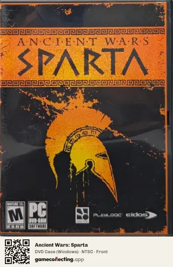 Ancient Wars: Sparta Computer, NTSC box front