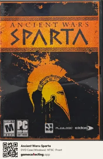 Ancient Wars: Sparta Computer, NTSC box front
