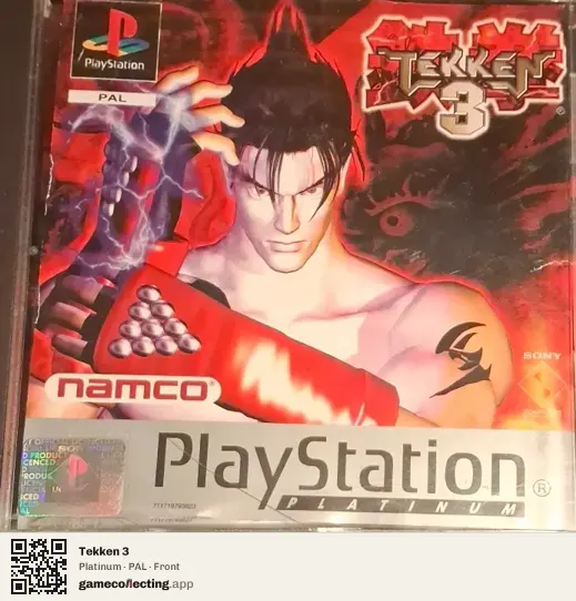 Tekken 3 PlayStation, PAL box front