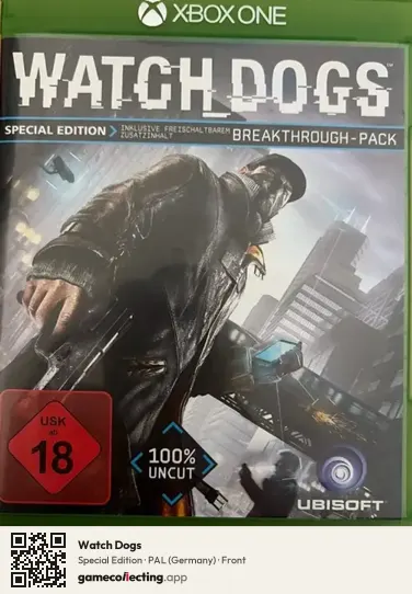 Watch Dogs Xbox One, Germany box front