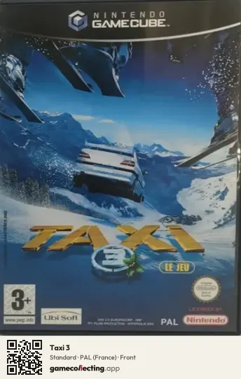 Taxi 3 Nintendo GameCube, France box front