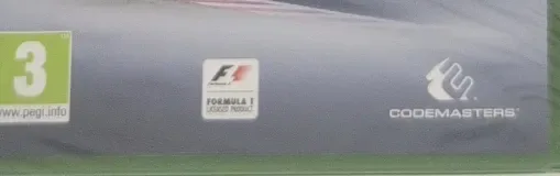 F1 2016, the PEGI square on its front