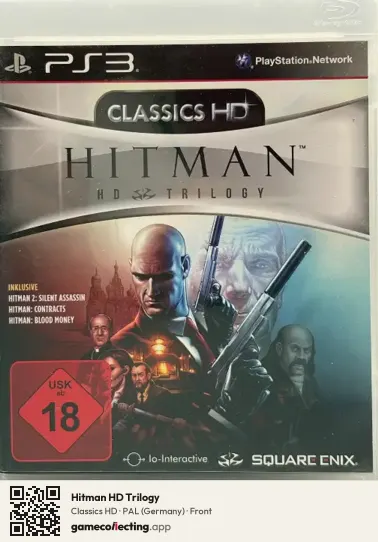 Hitman HD Trilogy PlayStation 3, Germany box front