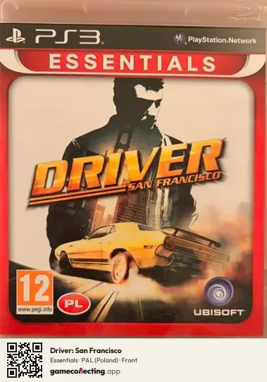 Driver: San Francisco PlayStation 3, Poland box front