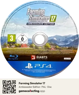Farming Simulator 17 PlayStation 4, PAL disc