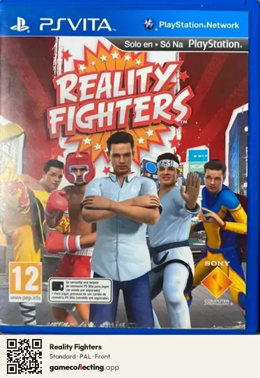 Reality Fighters PlayStation Vita, PAL box front