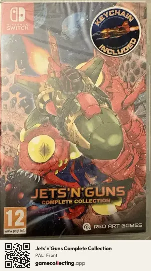 Jets'n'Guns Complete Collection Nintendo Switch, PAL box front