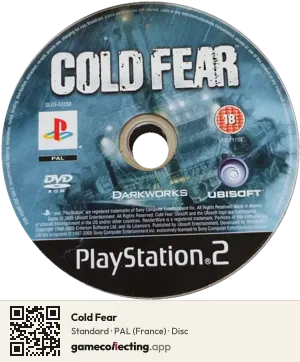 Cold Fear PlayStation 2, PAL disc