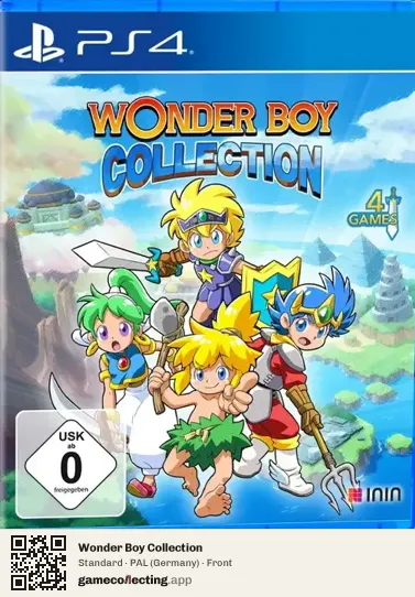Wonder Boy Collection PlayStation 4, Germany box front