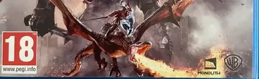 Middle-earth: Shadow of War, the PEGI square on its front