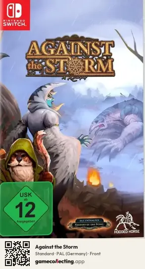 Against the Storm Nintendo Switch, Germany box front