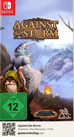 Against the Storm Nintendo Switch, Germany box front