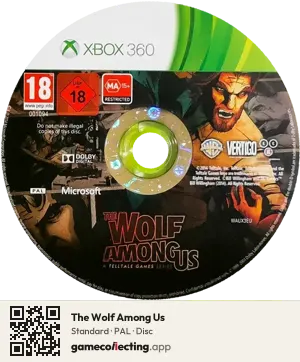 The Wolf Among Us Xbox 360, PAL disc