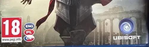 Assassin's Creed: The Ezio Collection, the PEGI square on its front