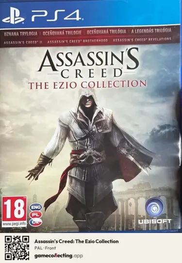 Assassin's Creed: The Ezio Collection PlayStation 4, PAL box front