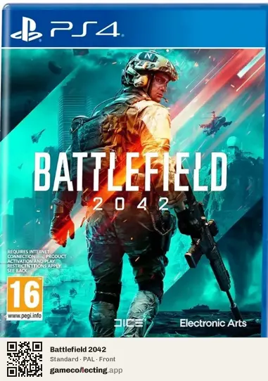 Battlefield 2042 PlayStation 4, PAL box front