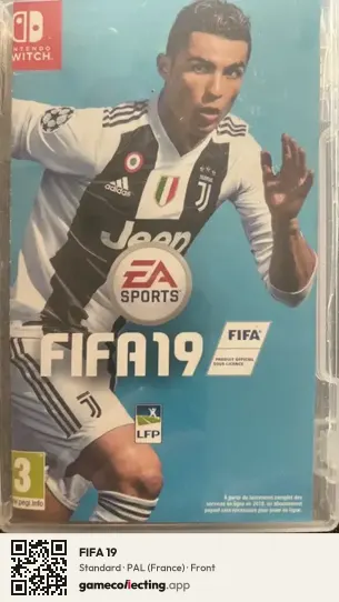 FIFA 19 Nintendo Switch, France box front