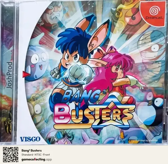 Bang² Busters Sega Dreamcast, NTSC box front