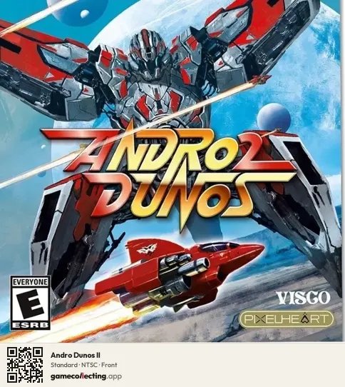Andro Dunos II Nintendo 3DS, NTSC box front