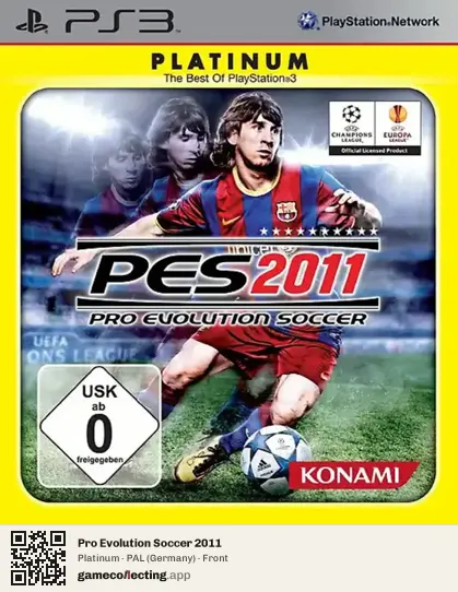Pro Evolution Soccer 2011 PlayStation 3, Germany box front