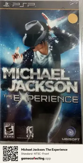Michael Jackson: The Experience PlayStation Portable, NTSC box front