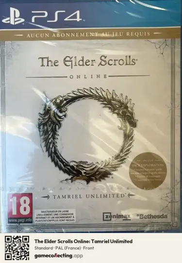 The Elder Scrolls Online: Tamriel Unlimited PlayStation 4, France box front